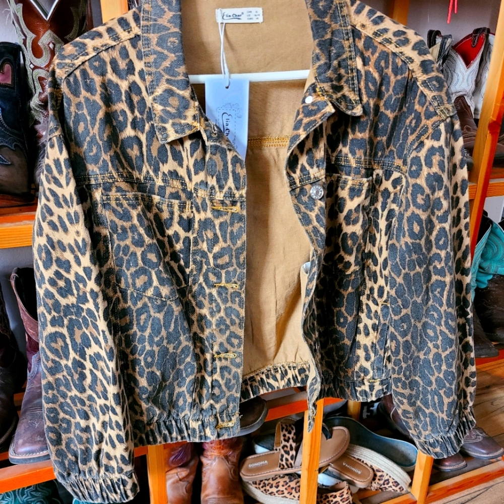 Cute cheetah jacket